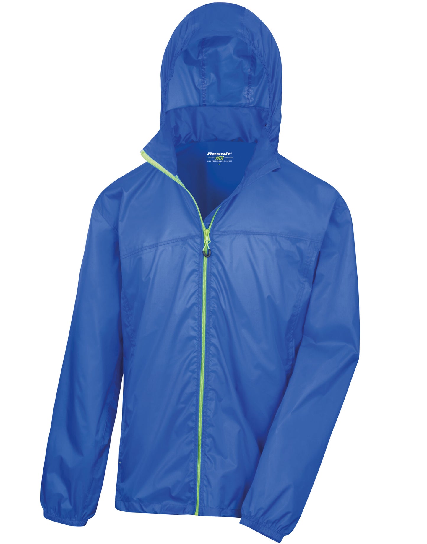 HDi Quest Lightweight Stowable Jacket - Royal/Lime
