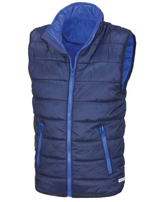 Child's Padded Bodywarmer - Navy/Royal