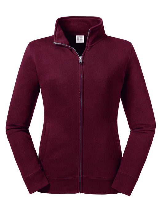 Ladies' Authentic Sweat Jacket - Burgundy