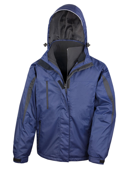 Men's 3-in-1 Journey Jacket with softshell inner - Navy/Black