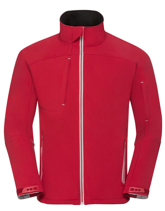Men's Bionic Softshell Jacket - Classic Red