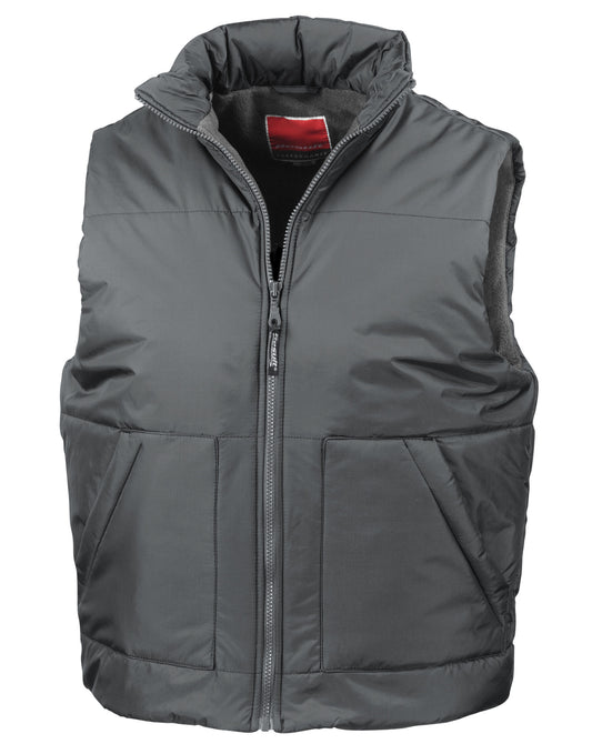 Fleece Lined Bodywarmer - Dark Grey