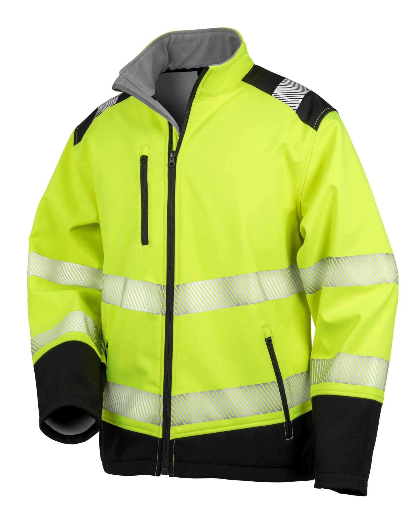 Printable Ripstop Safety Softshell - Fluorescent Yellow/Black