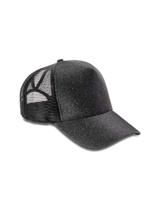 New York Sparkle Cap - Black