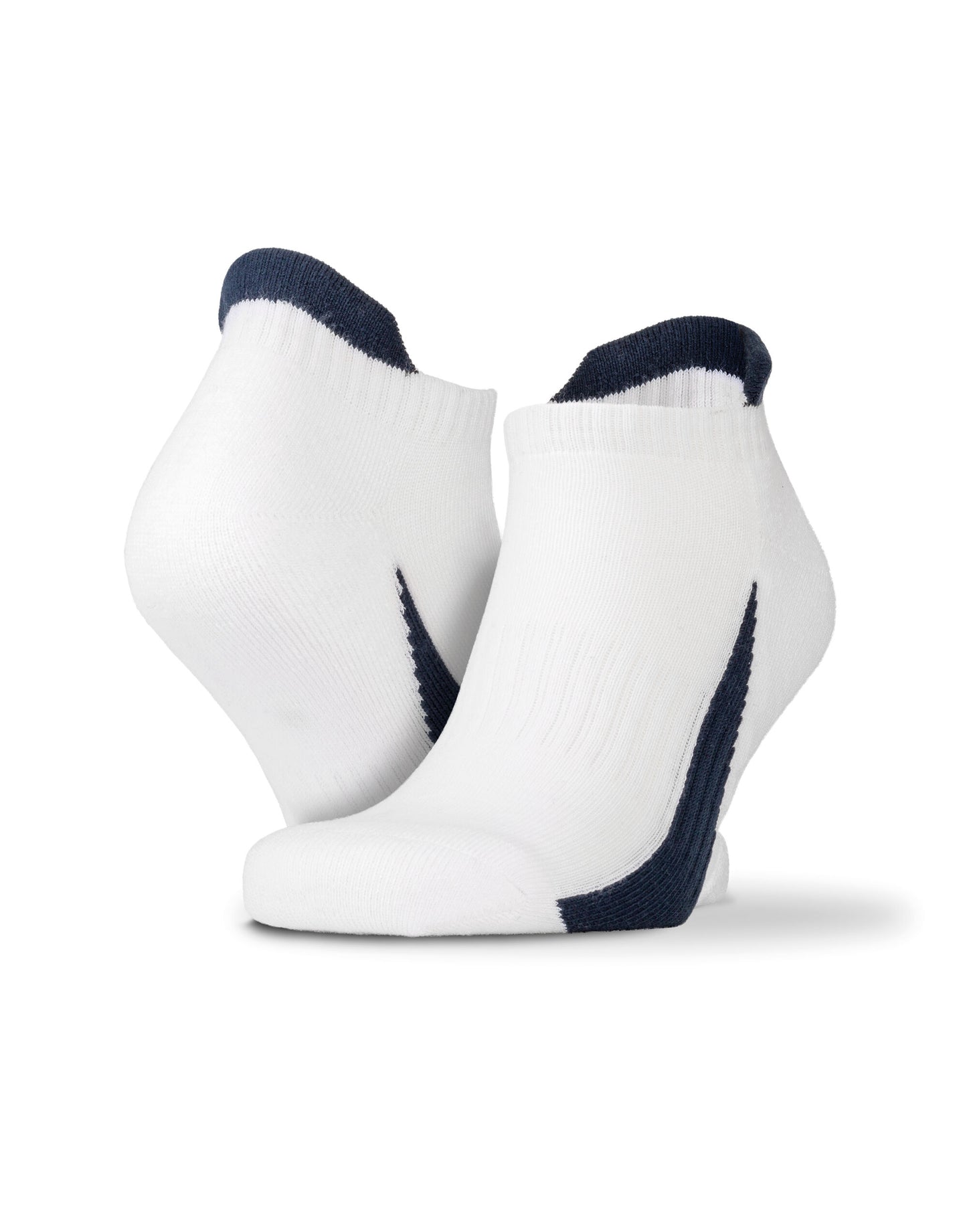 3-Pack Mixed Sneaker Sport Socks - White/Navy
