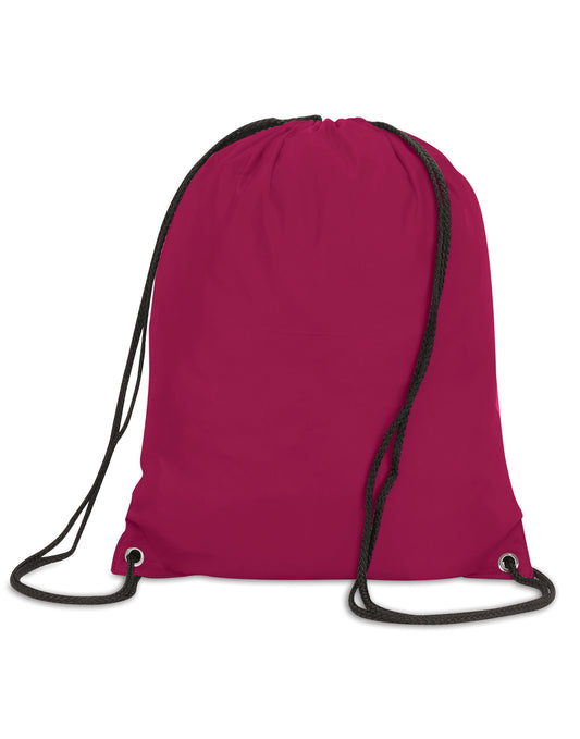 Stafford Drawstring Tote Backpack - Burgundy