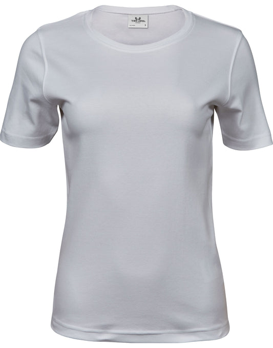 Ladies' Interlock Tee - White
