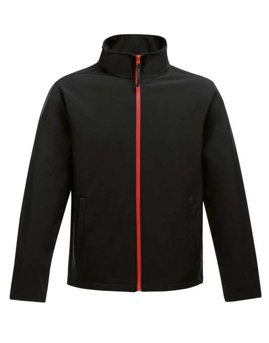 Ablaze Men's Printable Softshell - Black/Classic Red