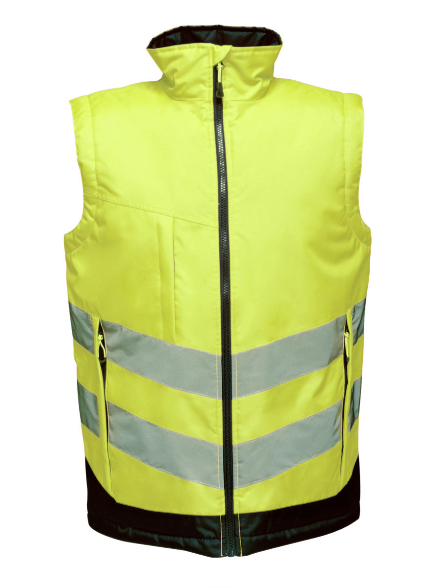 Pro Two Tone Insulated Bodywarmer - Yellow/Navy