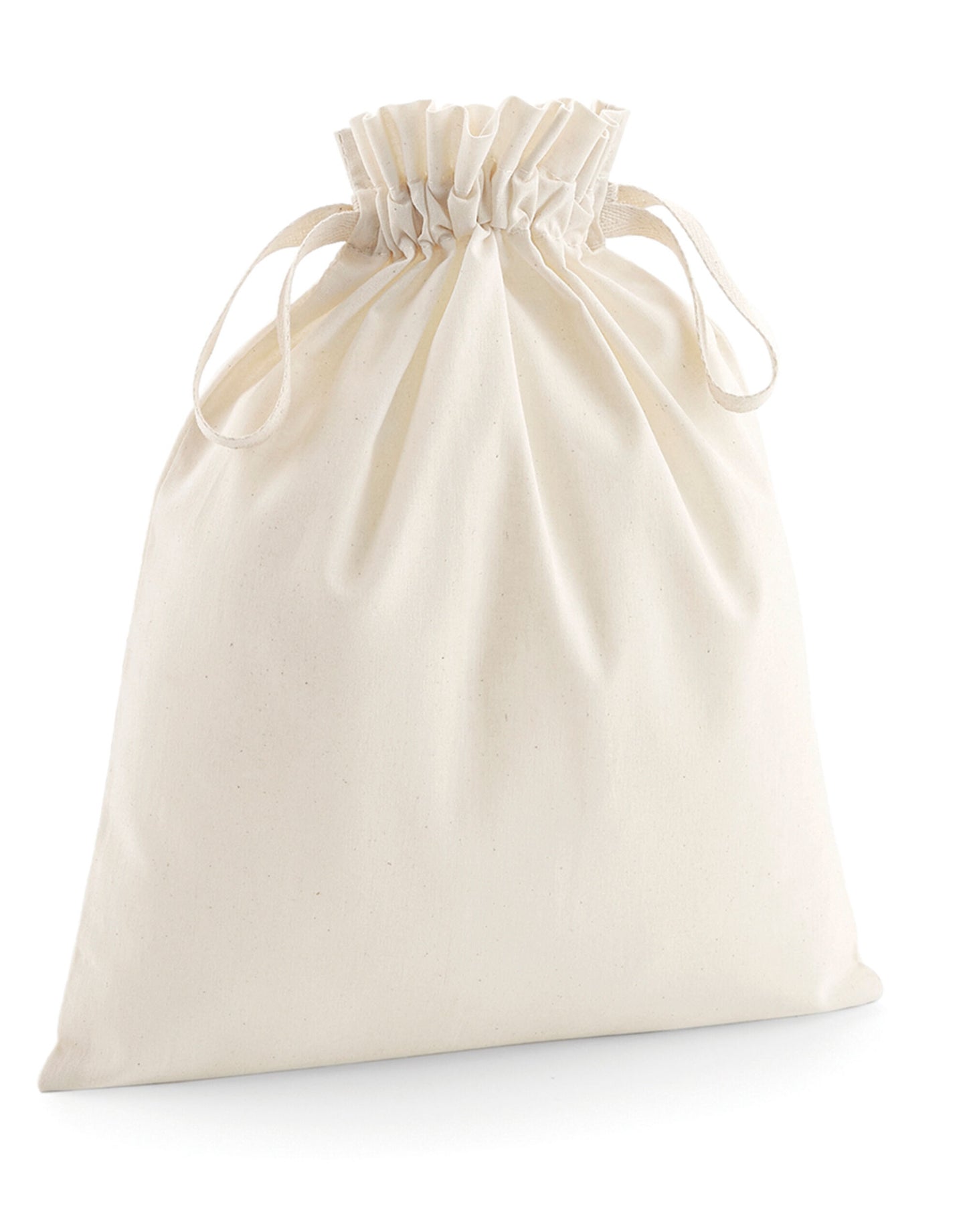 Organic Cotton Draw Cord Bag - Natural