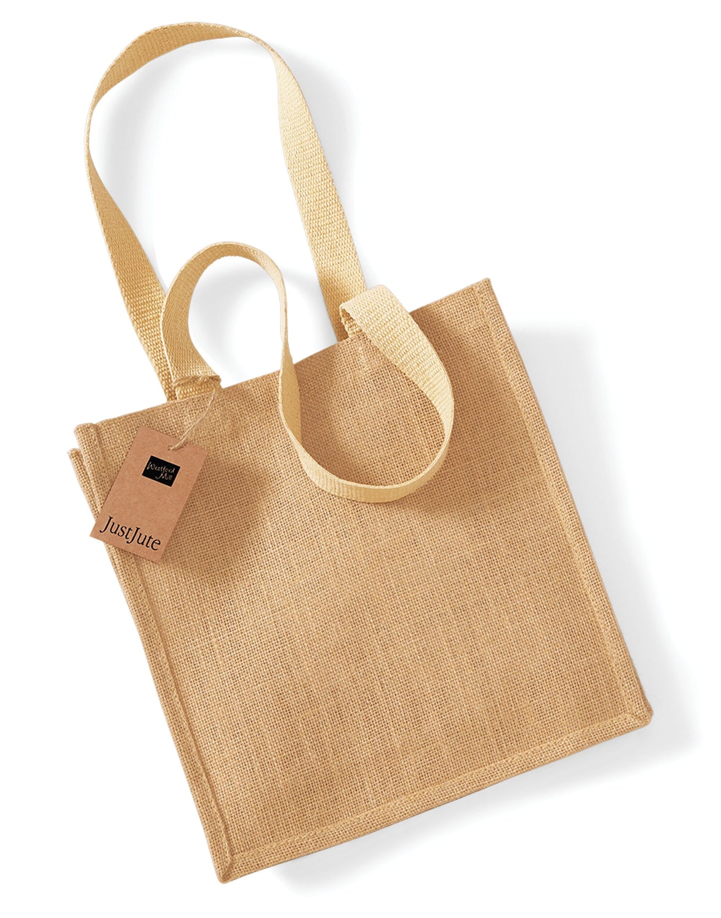 Jute Compact Tote - Natural