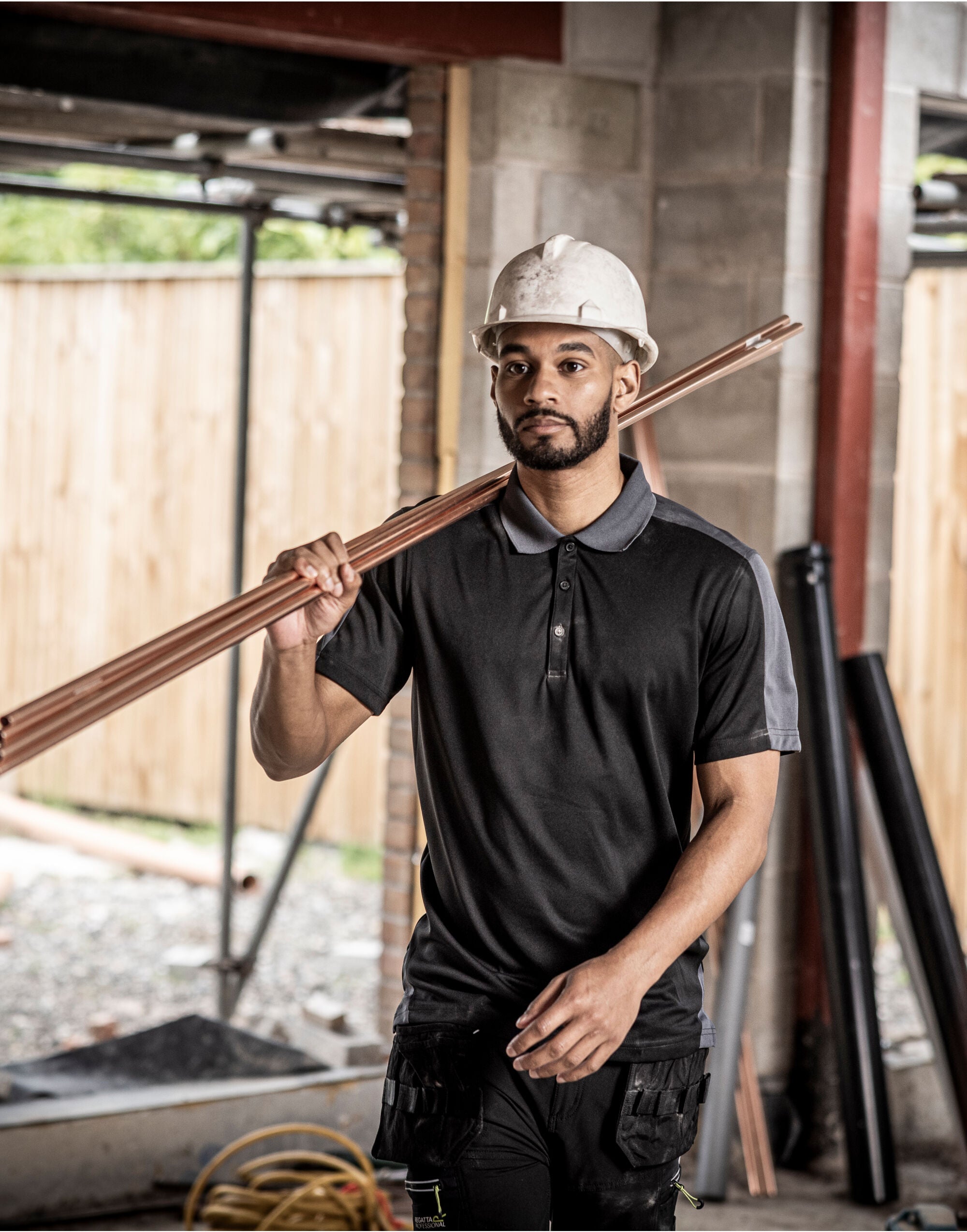 Contrast Quick Wicking Polo Shirt