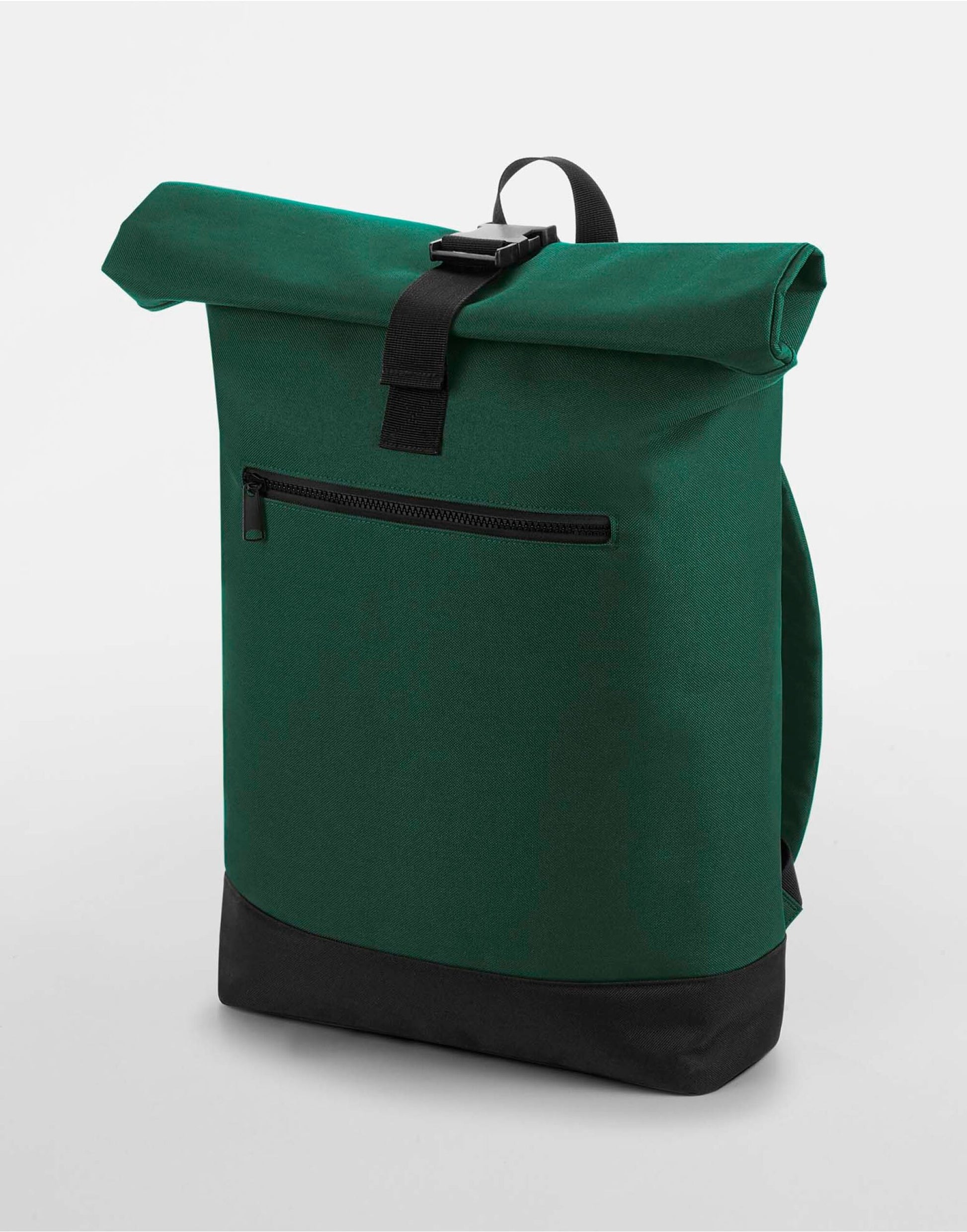 Roll-Top Backpack - Bottle Green