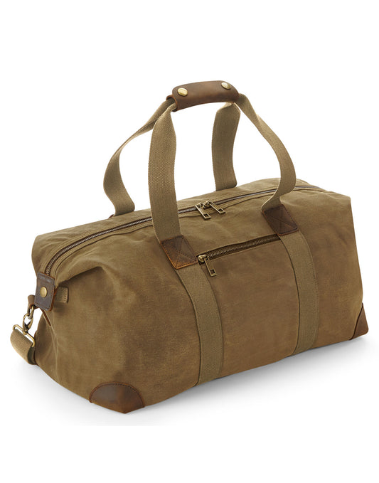 Heritage Washed Canvas Holdall - Desert Sand