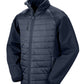 Compass Padded Softshell Jacket - Navy/Navy