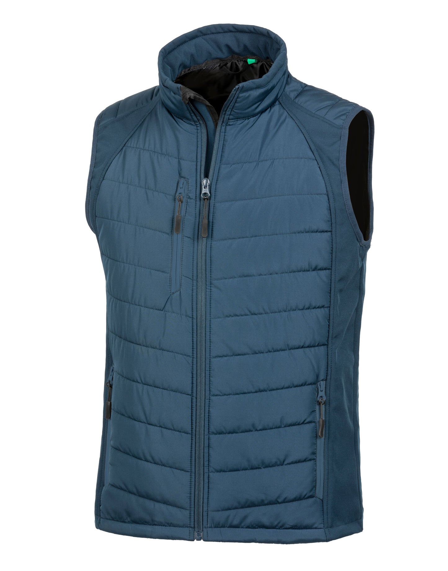 Compass Padded Softshell Gilet - Navy/Navy