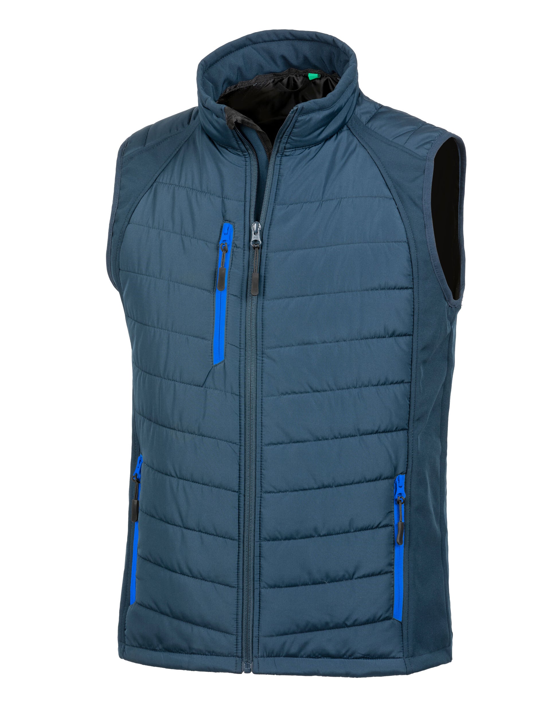 Compass Padded Softshell Gilet - Navy/Royal