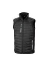Compass Padded Softshell Gilet - Black/ Grey
