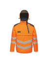 Hi-Vis Overhead Bomber - Orange/Grey