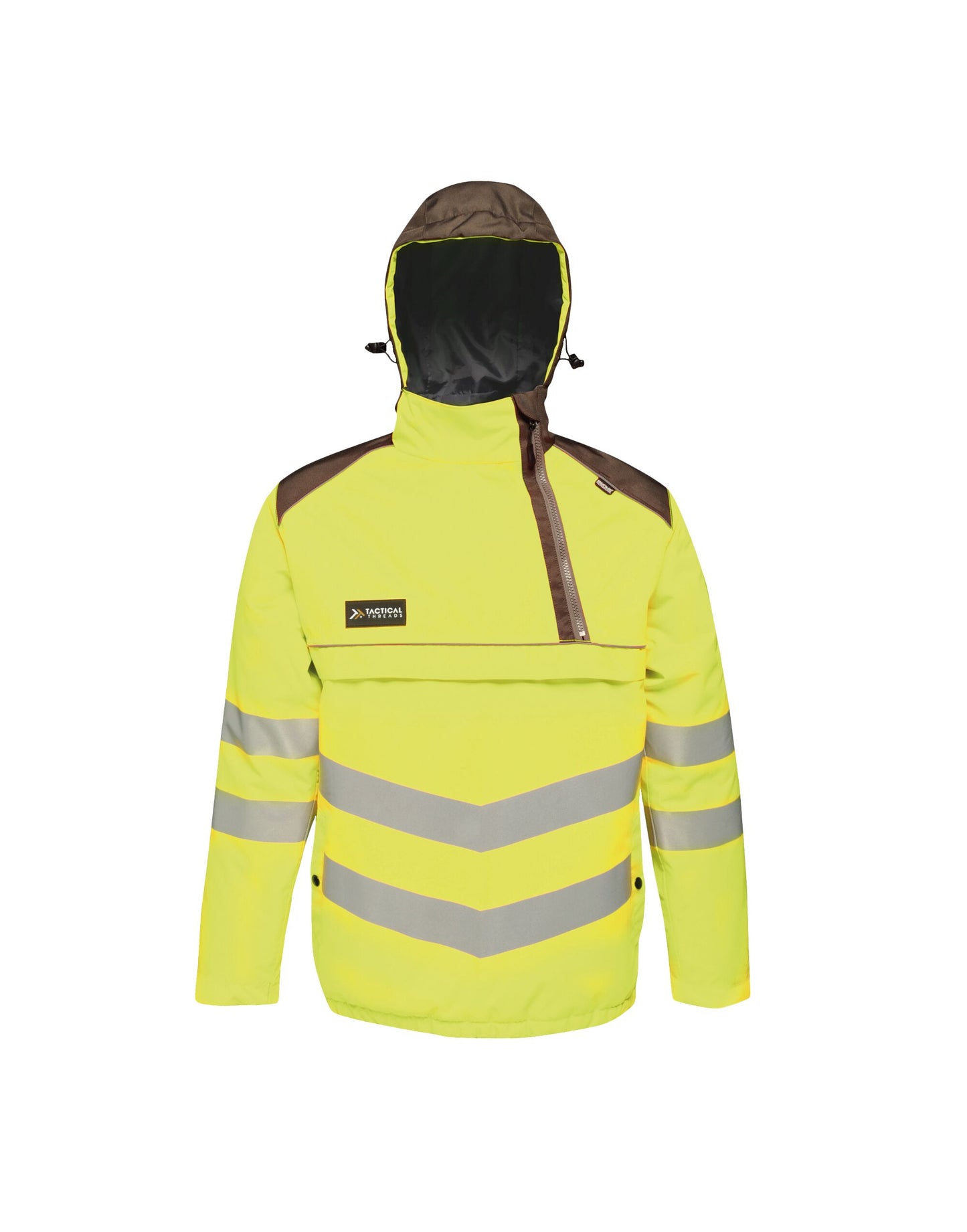 Hi-Vis Overhead Bomber - Yellow/Grey