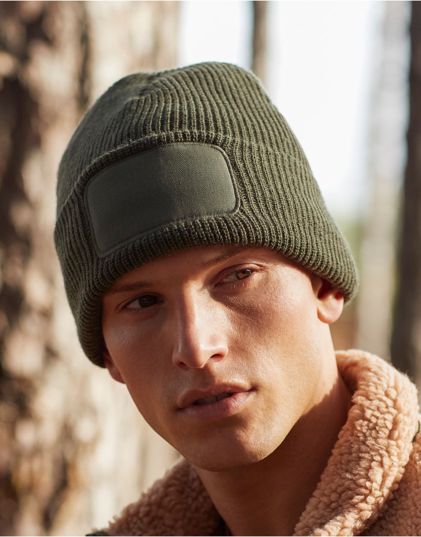 Thinsulate™ Patch Beanie - Olive