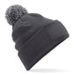 Snowstar® Patch Beanie - Graphite Grey/ Light Grey
