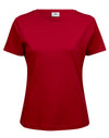 Ladies' Interlock Tee - Red