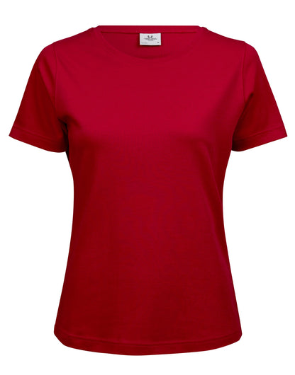 Ladies' Interlock Tee - Red