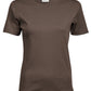 Ladies' Interlock Tee - Chocolate