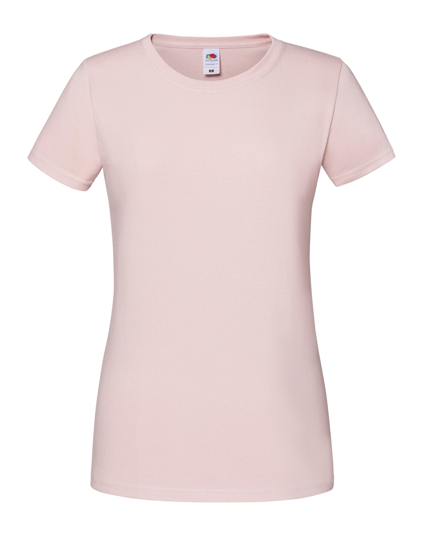 Ladies' Iconic 195 Ring Spun Premium T - Powder Rose