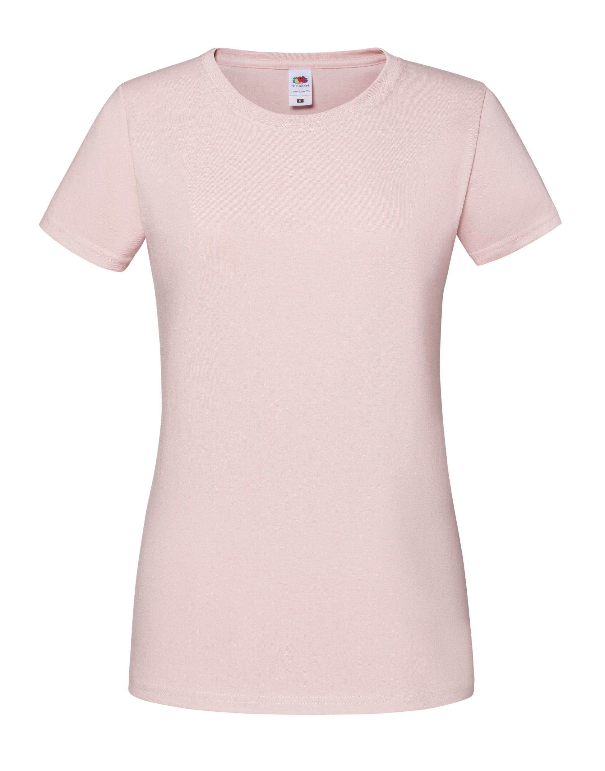 Ladies' Iconic 195 Ring Spun Premium T - Powder Rose