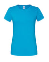 Ladies' Iconic 195 Ring Spun Premium T - Azure Blue