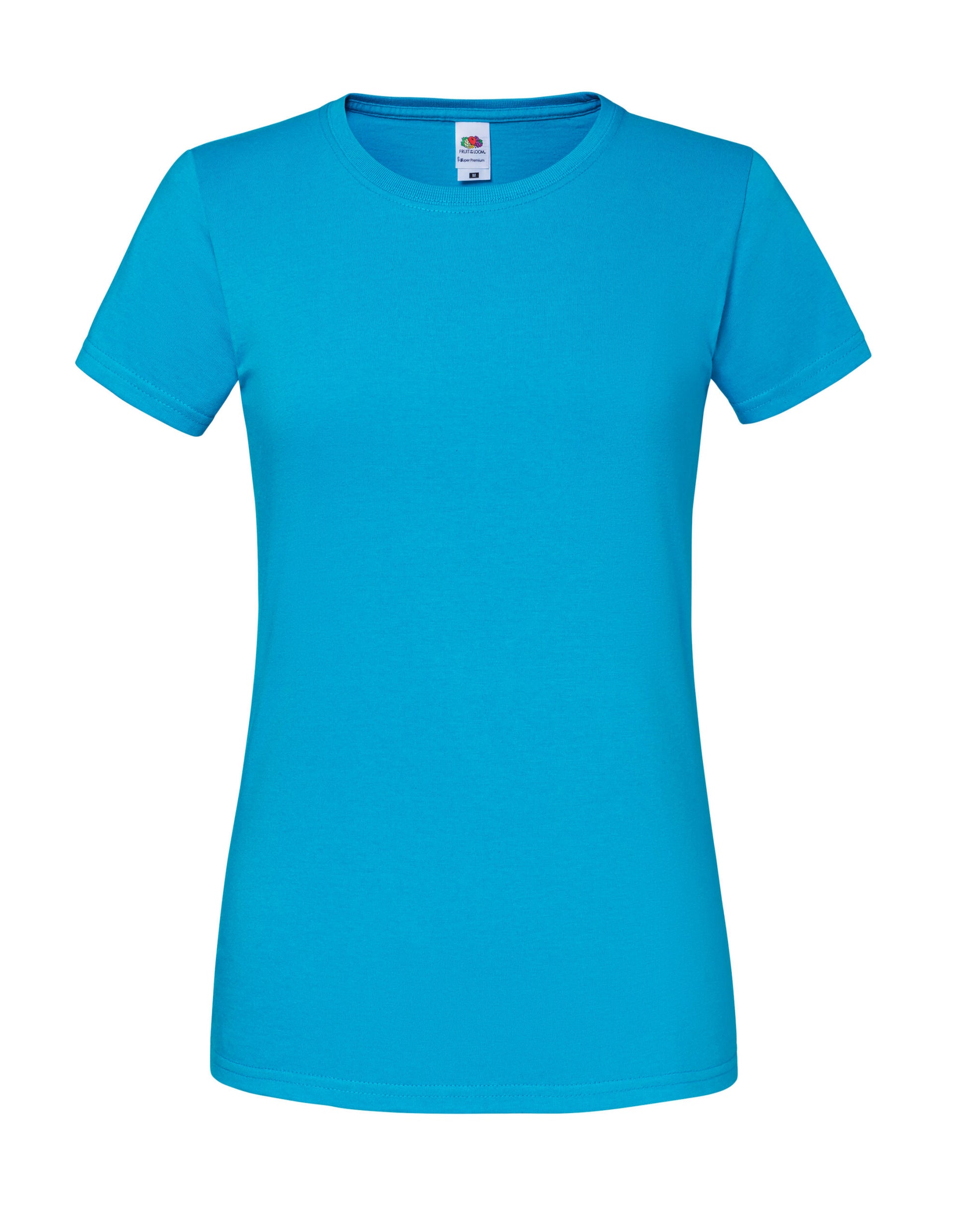 Ladies' Iconic 195 Ring Spun Premium T - Azure Blue