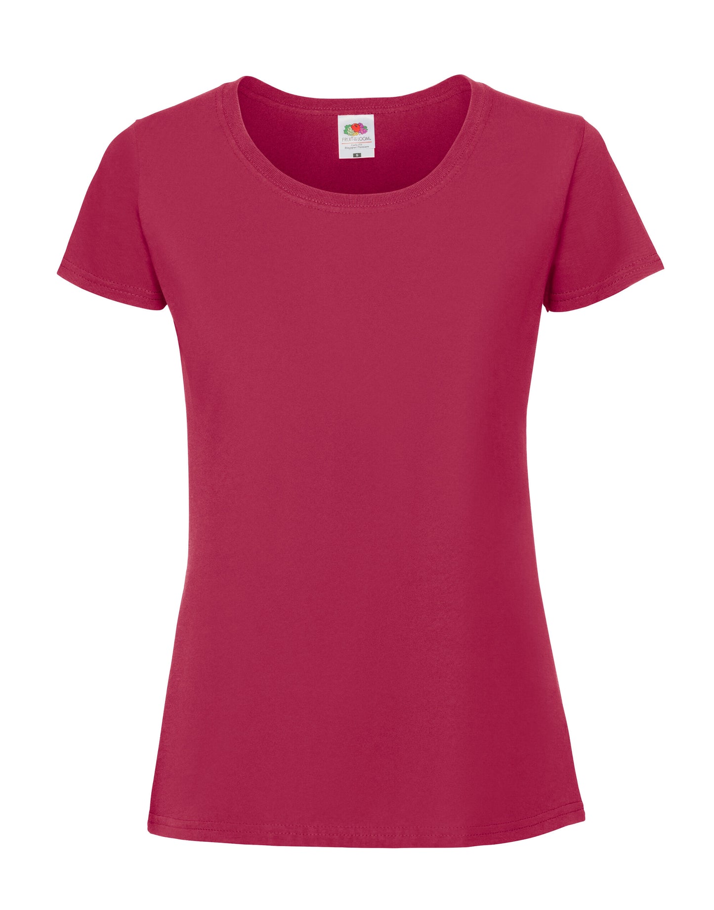 Ladies' Iconic 195 Ring Spun Premium T - Cranberry