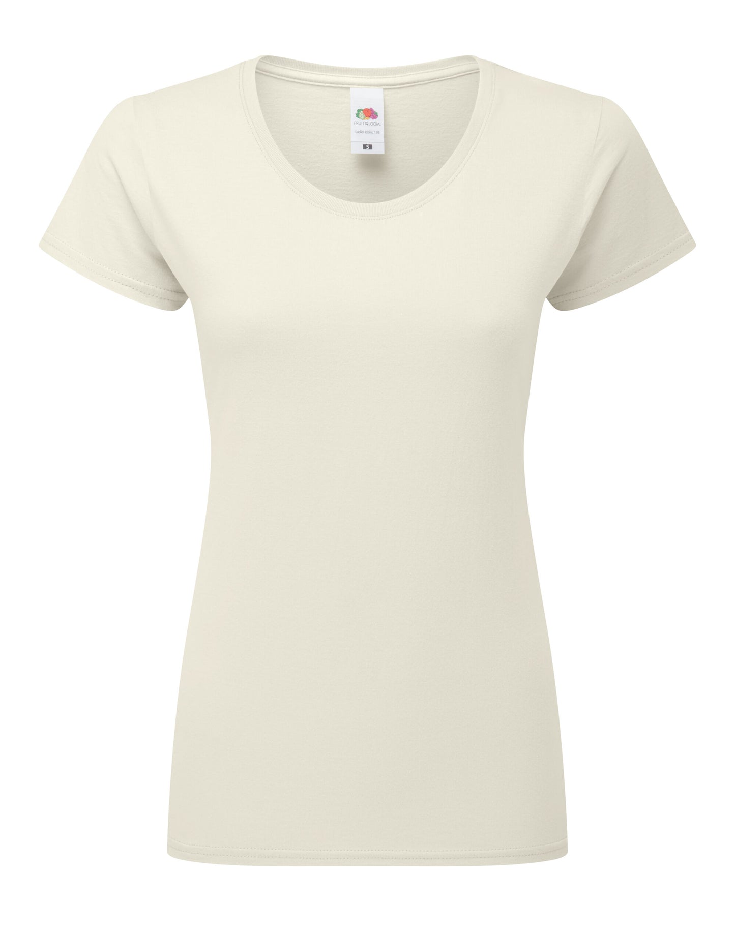 Ladies' Iconic 195 Ring Spun Premium T - Natural