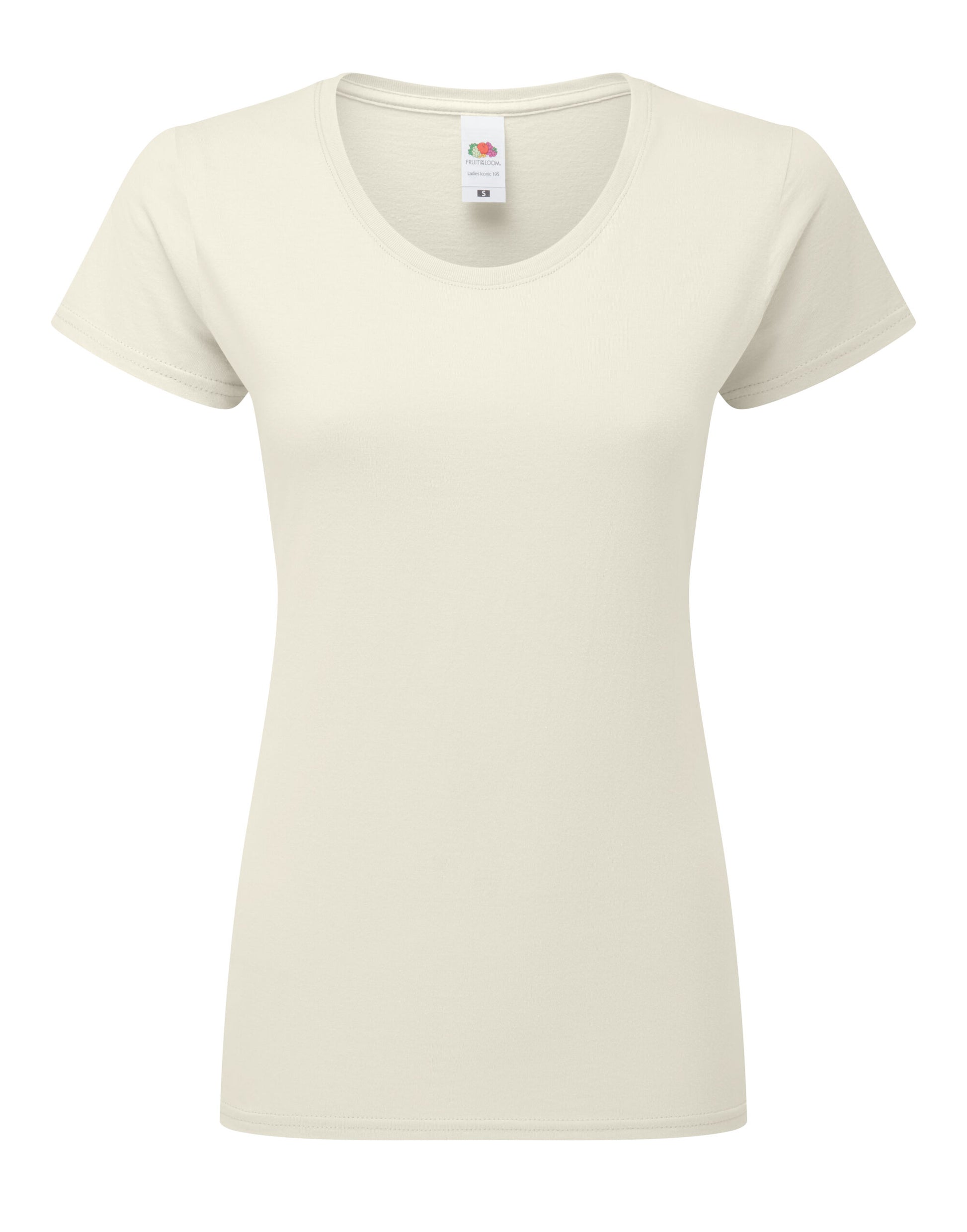 Ladies' Iconic 195 Ring Spun Premium T - Natural