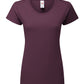 Ladies' Iconic 195 Ring Spun Premium T - Dark Plum