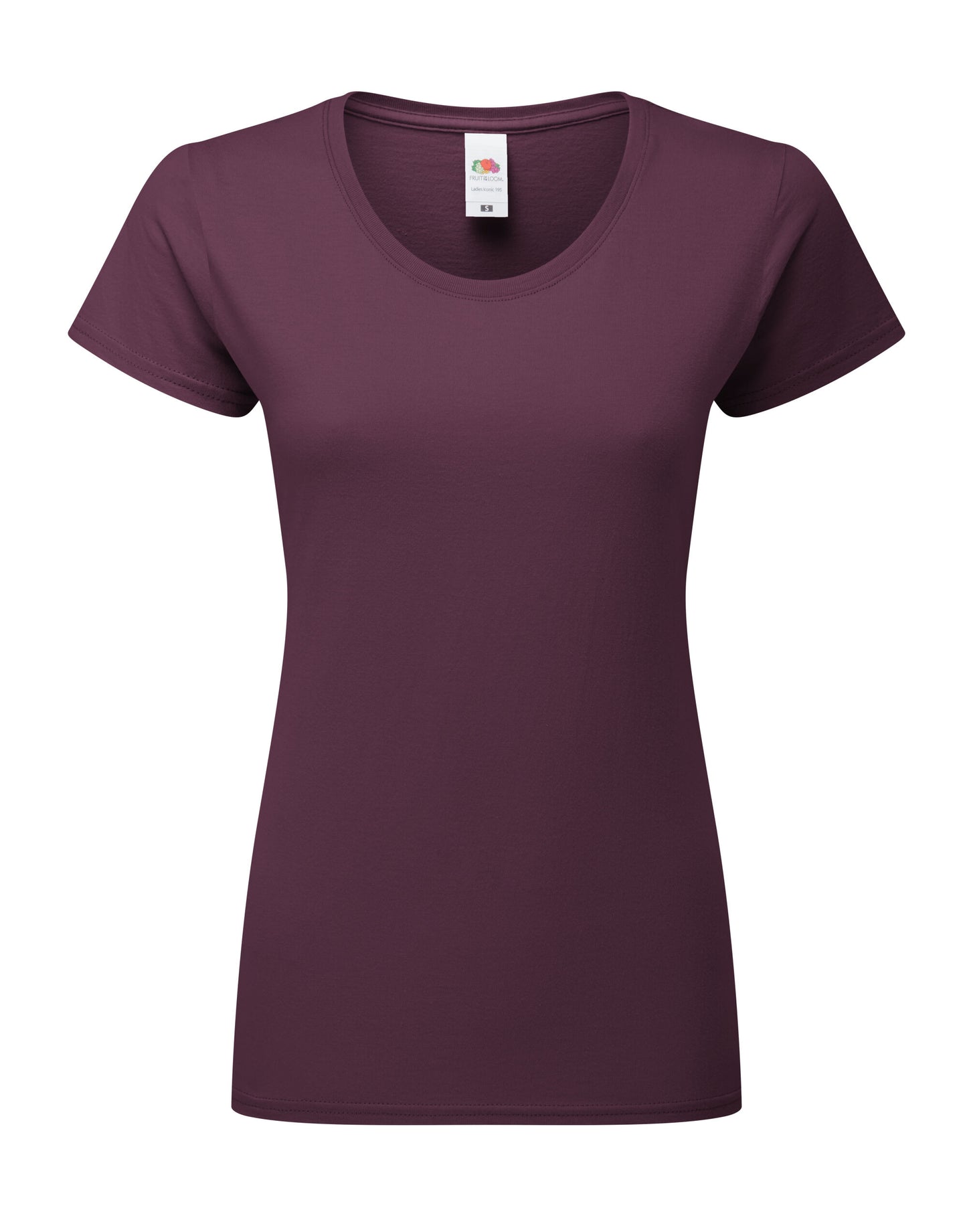 Ladies' Iconic 195 Ring Spun Premium T - Dark Plum