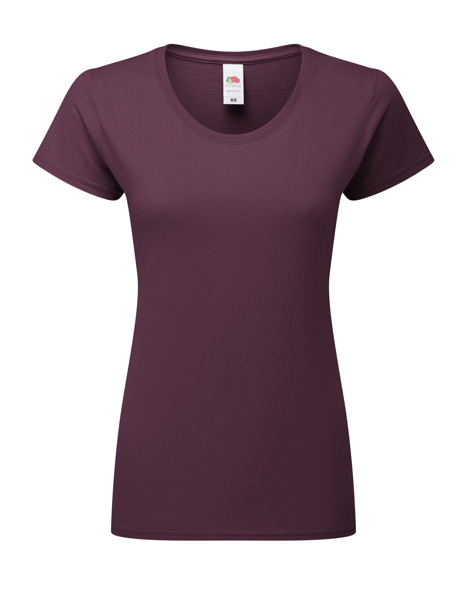 Ladies' Iconic 195 Ring Spun Premium T - Dark Plum