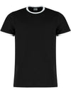 Fashion Fit Ringer Tee - Black/White