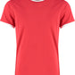 Fashion Fit Ringer Tee - Red/White