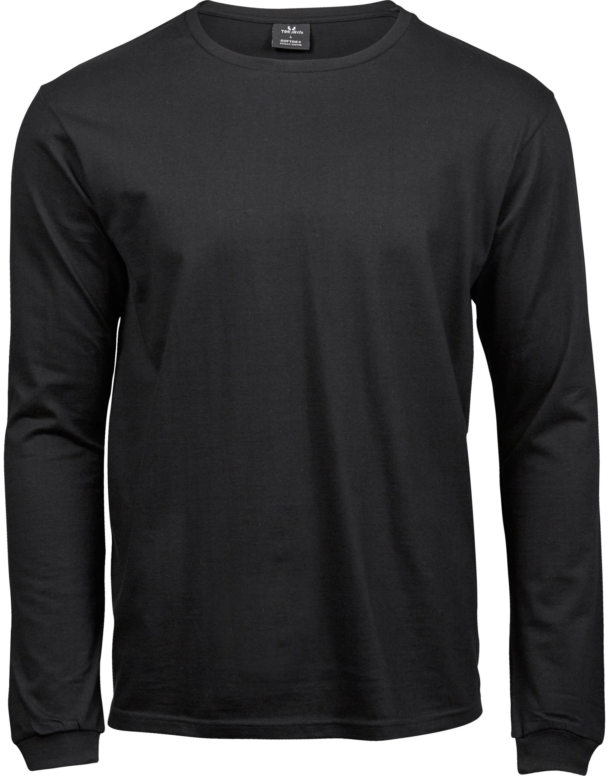 Men's Long Sleeve Fashion Sof-Tee - Black