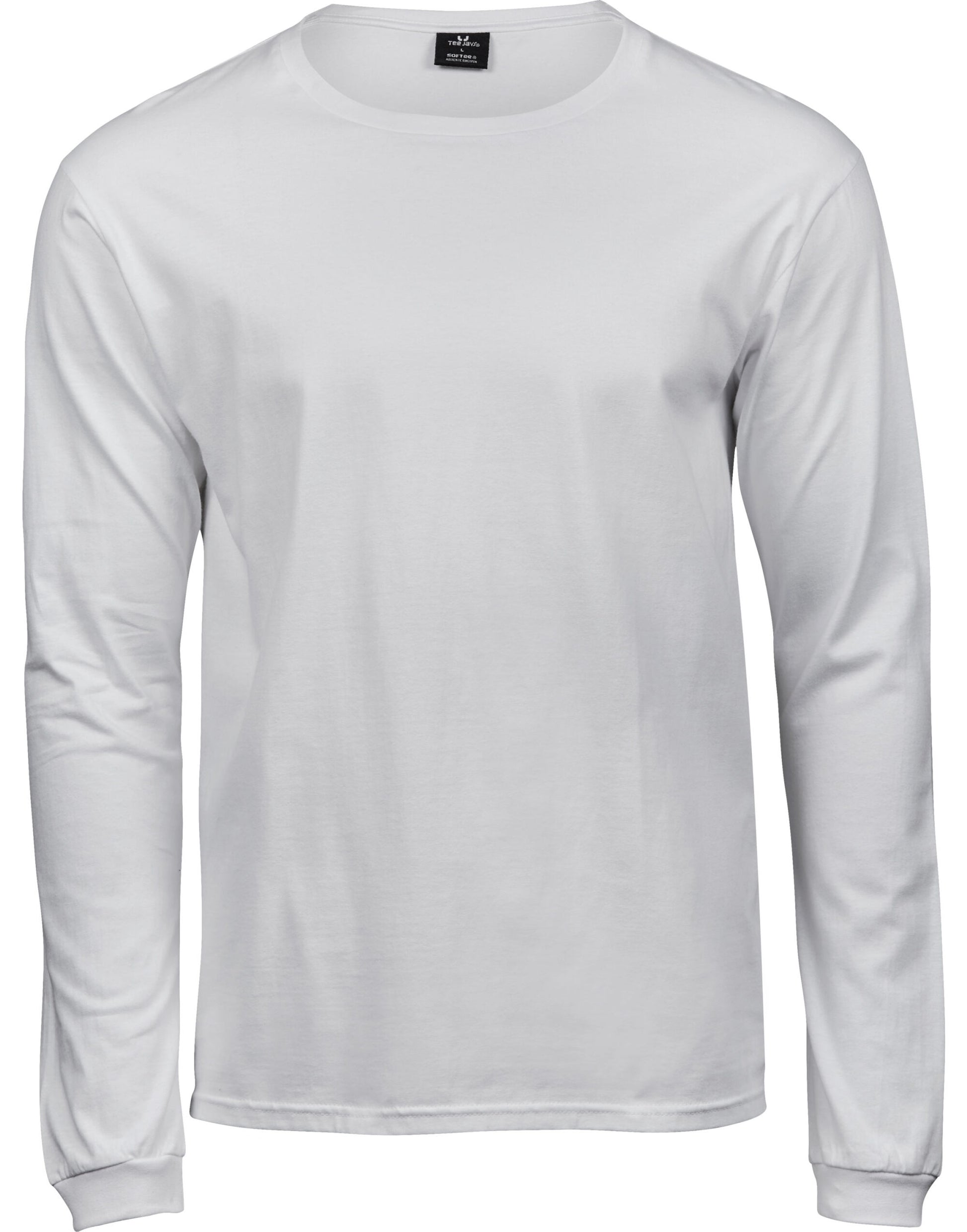 Men's Long Sleeve Fashion Sof-Tee - White