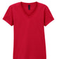 Softstyle® Ladies' V-Neck T-Shirt - Cherry Red