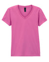 Softstyle® Ladies' V-Neck T-Shirt - Azalea