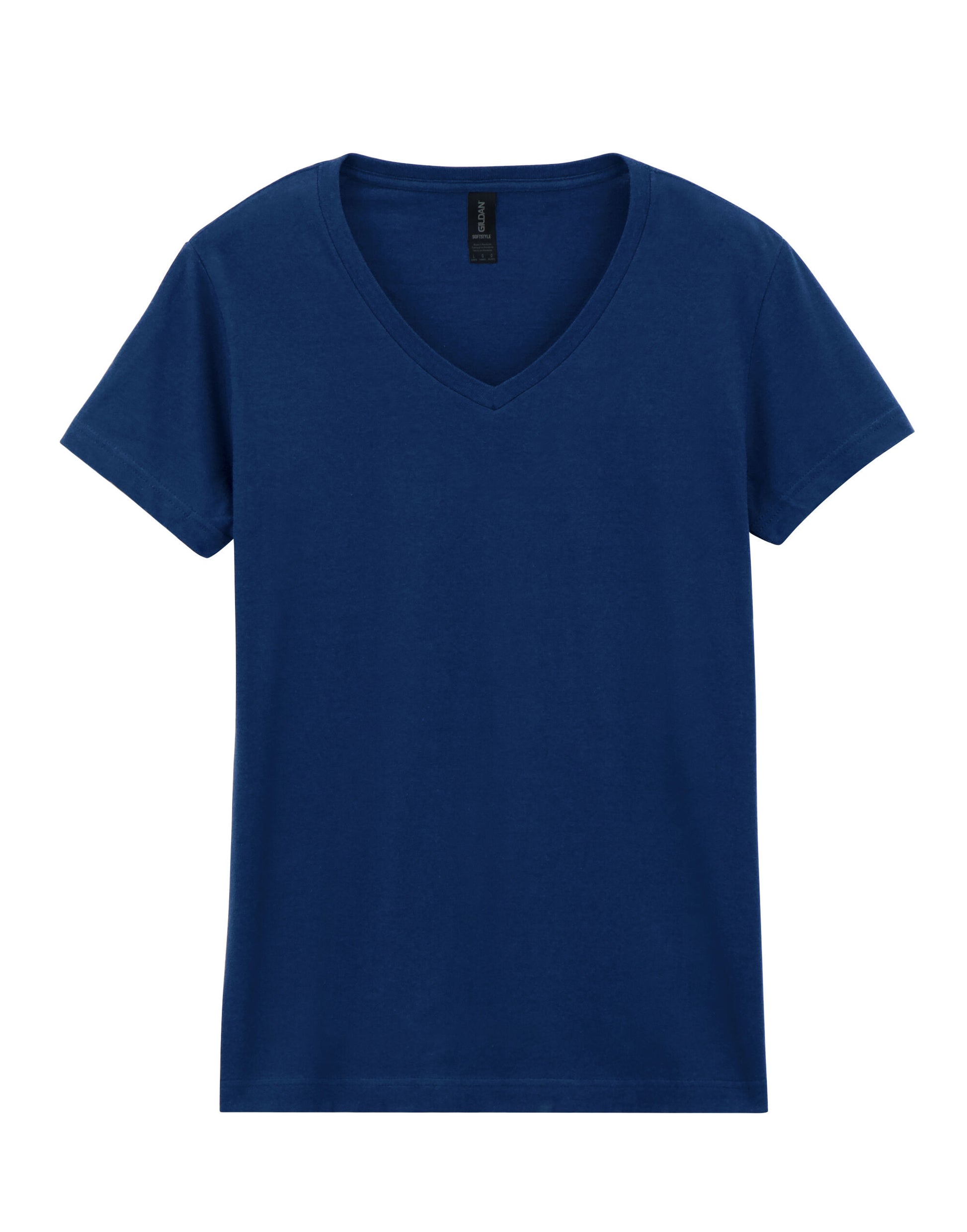 Softstyle® Ladies' V-Neck T-Shirt - Navy Blue