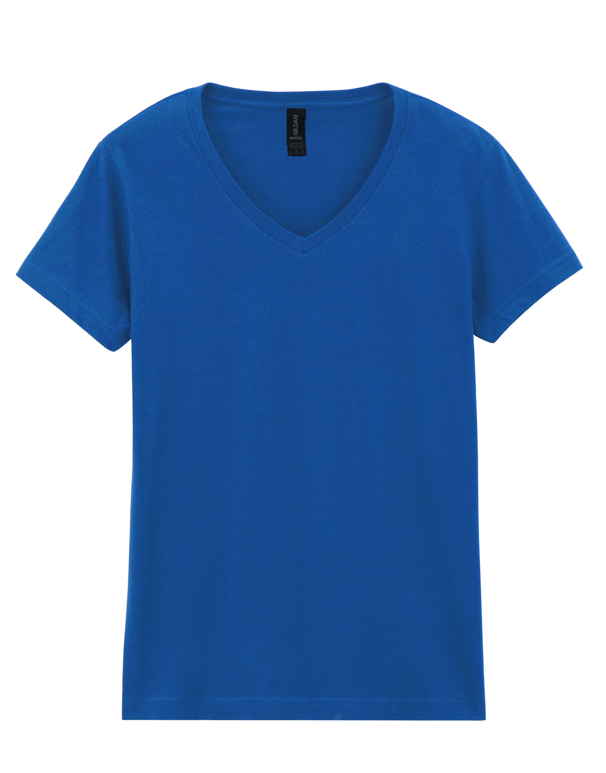 Softstyle® Ladies' V-Neck T-Shirt - Royal