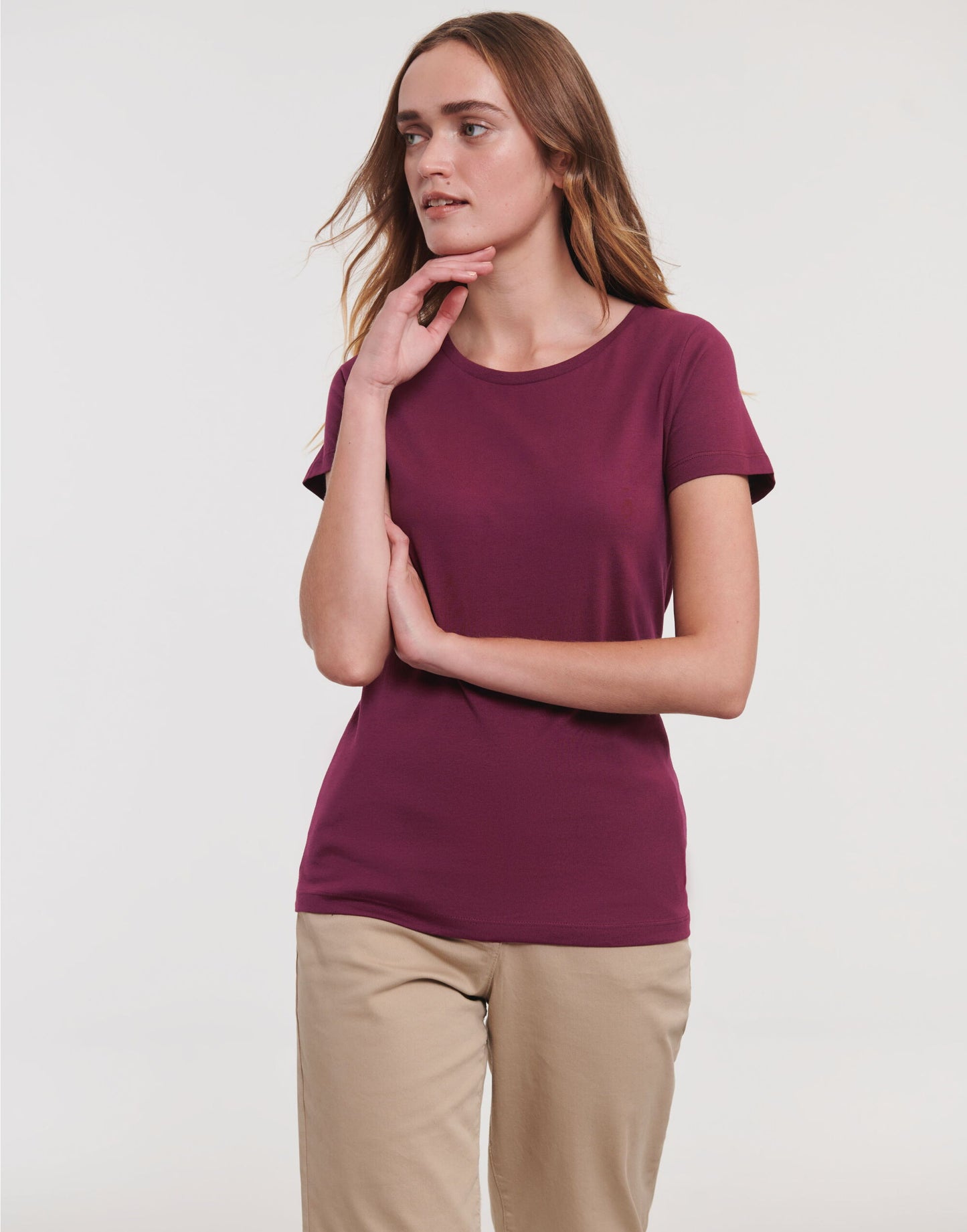 Ladies' T - Burgundy