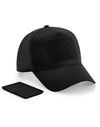 Removable Patch 5 Panel Cap - Black