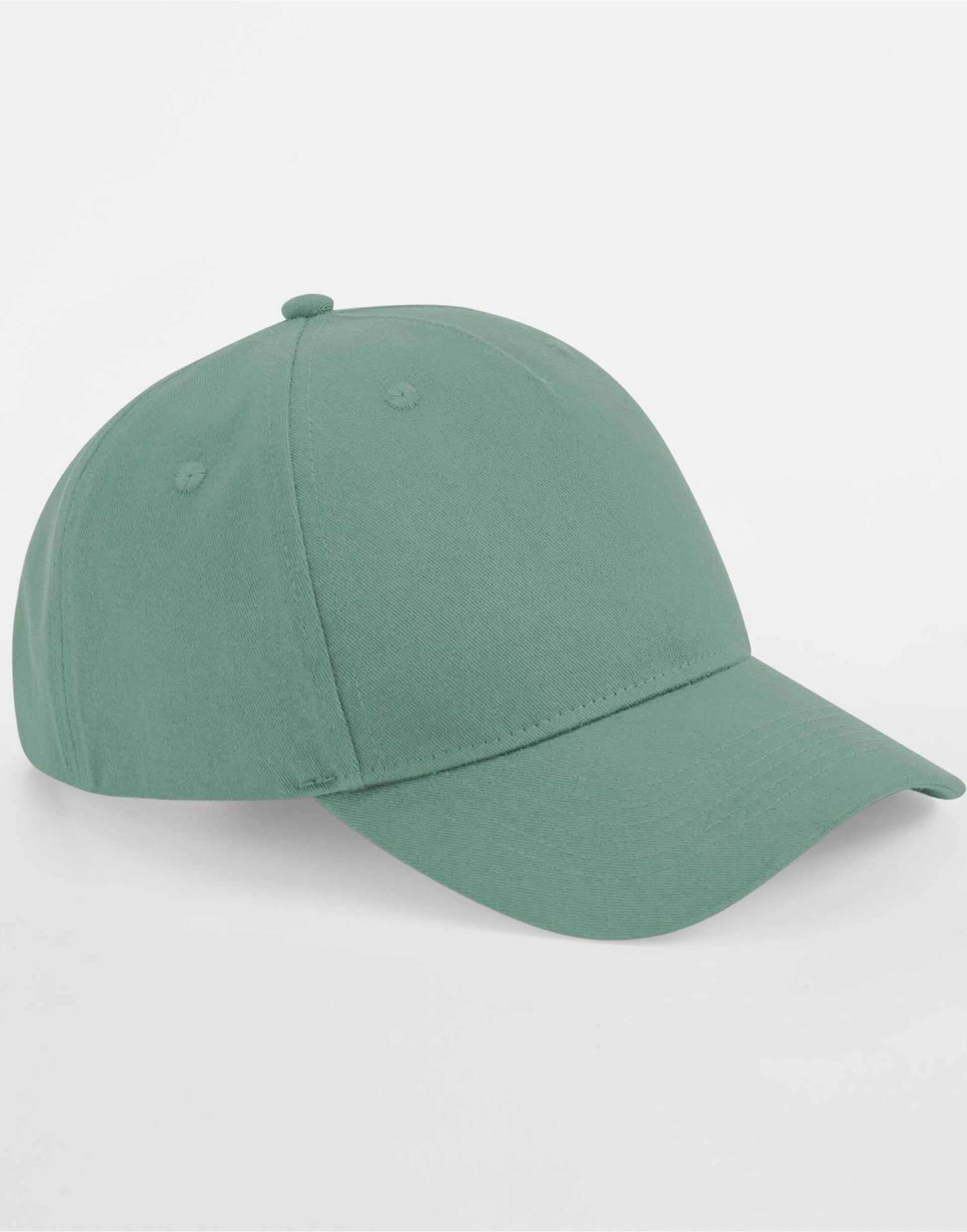 Organic Cotton 5 Panel Cap - Dusty Green